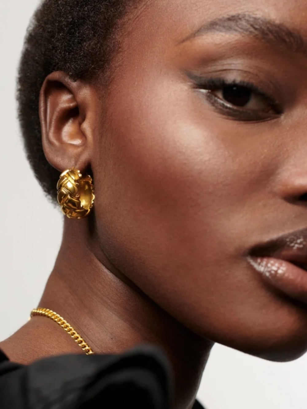 Missoma Waffle Hoop Earrings
